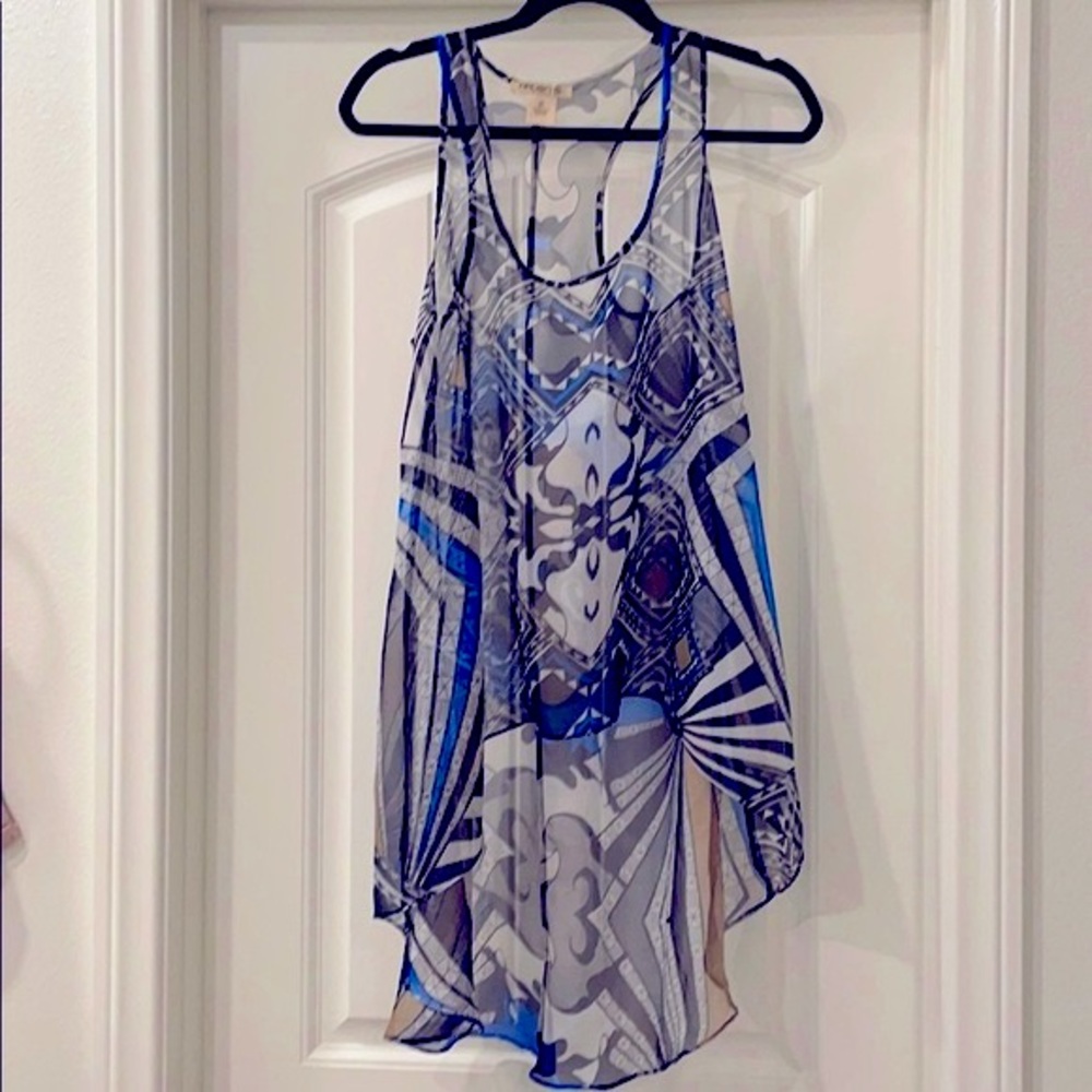 Sheer Sleeveless Top